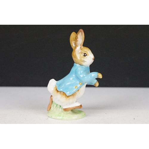 38 - Eight boxed Beswick / Royal Doulton Beatrix Potter figures to include Mrs Rabbit (ltd edn, gold stam... 