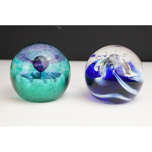 39 - Collection of 14 Caithness glass paperweights to include Mariner, Creatures Great And Small, Wildflo... 