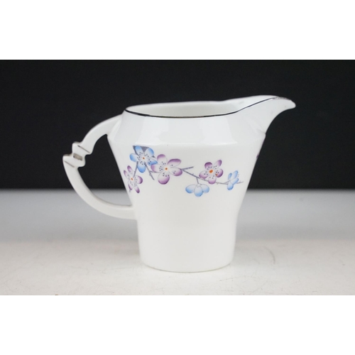 43 - Royal Albert 'Blackthorn' tea set to include 6 cups & saucers, 6 tea plates, milk jug, sugar bowl & ... 