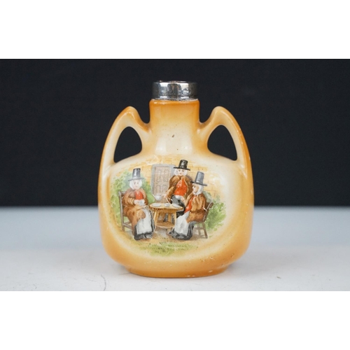 6 - J. Southall for Royal Worcester - An early 20th century jar with hand painted pheasant & tree decora... 