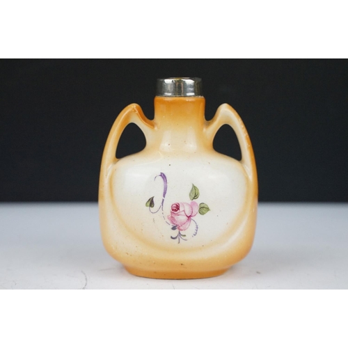 6 - J. Southall for Royal Worcester - An early 20th century jar with hand painted pheasant & tree decora... 