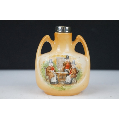 6 - J. Southall for Royal Worcester - An early 20th century jar with hand painted pheasant & tree decora... 