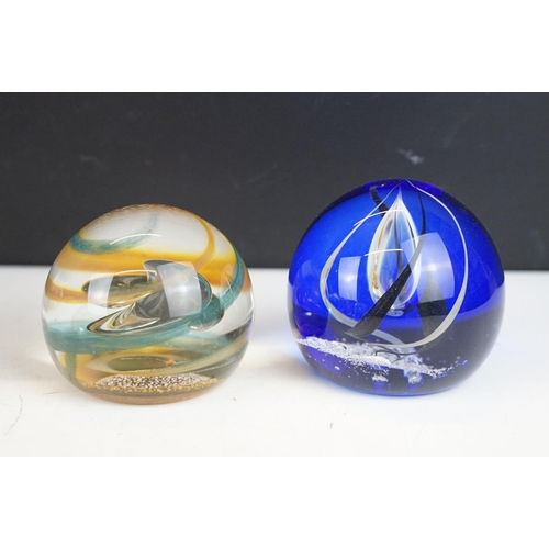 67 - Collection of 16 Caithness limited edition glass paperweights to include Sword Dance, Stargazer, Cit... 