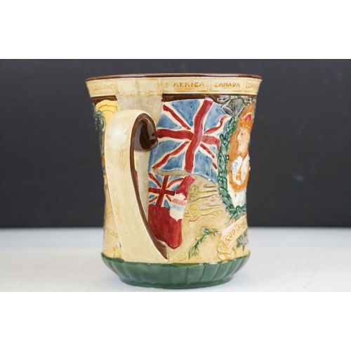 78 - Royal Doulton Edward VIII limited edition Coronation commemorative loving cup, numbered 175/2000