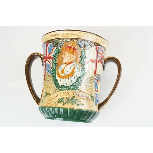 78 - Royal Doulton Edward VIII limited edition Coronation commemorative loving cup, numbered 175/2000