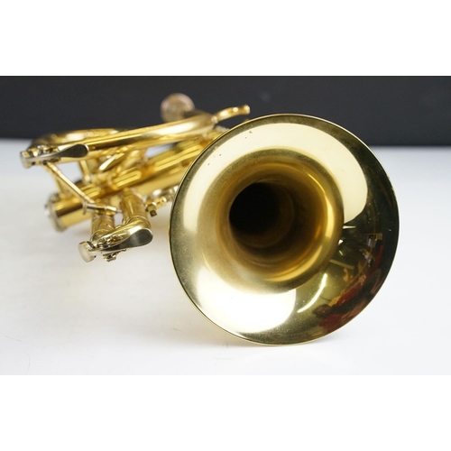 358 - Jupiter JCR-520m brass cornet, with Jupiter 9E mouthpiece