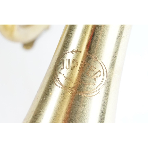 358 - Jupiter JCR-520m brass cornet, with Jupiter 9E mouthpiece