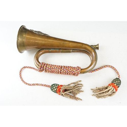 361 - Two Argyle & Sutherland Highlanders bugles, one with tassels