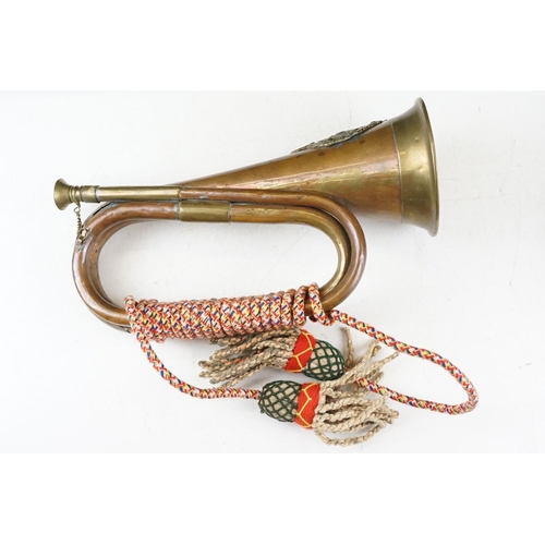 361 - Two Argyle & Sutherland Highlanders bugles, one with tassels