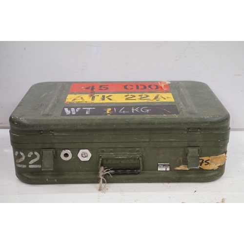 371 - A military fitted storage case.