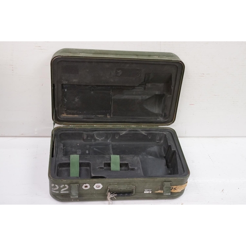 371 - A military fitted storage case.