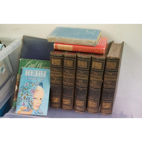 401 - Harmsworth Self-Educator volumes 1-8, quantity of The National Encyclopaedia books and a quantity of... 