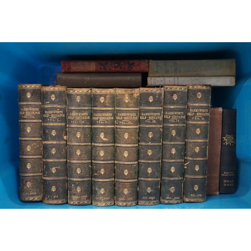 401 - Harmsworth Self-Educator volumes 1-8, quantity of The National Encyclopaedia books and a quantity of... 