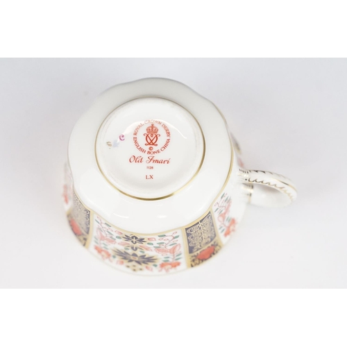 52 - Royal Crown Derby Old Imari teacup & saucer (pattern 1128), and a Herend hand painted teacup & sauce... 