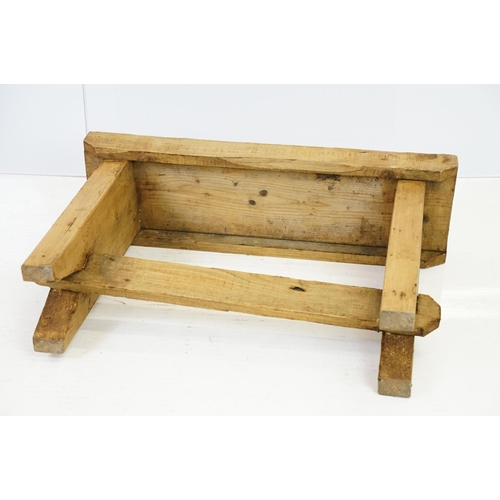 531 - Pine kitchen bench stool