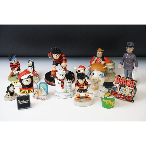 112 - Collection of Robert Harrop resin figurines to include Dennis the Menace figurines, Desperate Dan, T... 