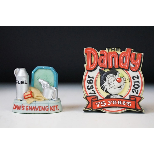 112 - Collection of Robert Harrop resin figurines to include Dennis the Menace figurines, Desperate Dan, T... 