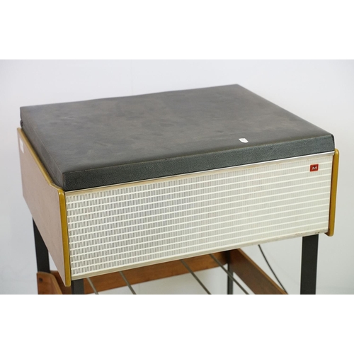 552A - Murphy A851G record player, circa 1960s, on a black metal and plywood stand (approx 66cm H x 54cm W)... 