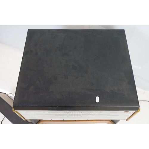 552A - Murphy A851G record player, circa 1960s, on a black metal and plywood stand (approx 66cm H x 54cm W)... 