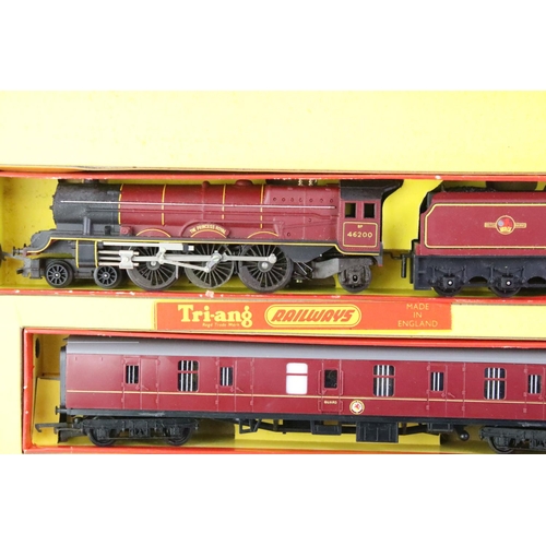 11 - Two boxed Triang OO gauge electric train sets to include RS21 with Princess Victoria locomotive and ... 