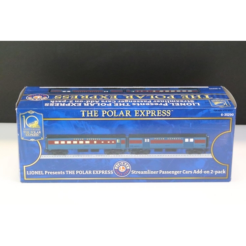 17 - Boxed Lionel O gauge 6-84328 The Polar Express Train Set, complete, plus a boxed Lionel 6-35290 The ... 