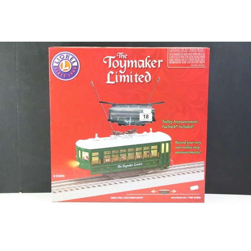 18 - Two boxed Lionel O gauge Christmas related train sets to include The Polar Express 1923130 and The T... 
