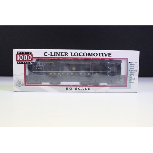 55 - Five boxed Proto Series 1000 HO gauge locomotives to include 2389 PRR 9473A, 23990 PPR #9452A, 8173 ... 