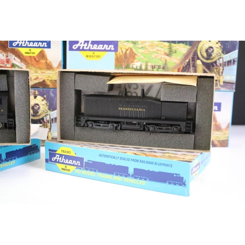 61 - Seven boxed Athearn HO gauge locomotives to include 4083, 3707, 4008, 3824, 3403, 3344 and 3804