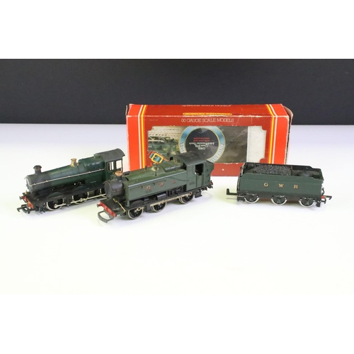 65 - Three OO gauge locomotives to include boxed Hornby R059 GWR Class 2721 0-6-0 Pannier Tank, Palitoy M... 