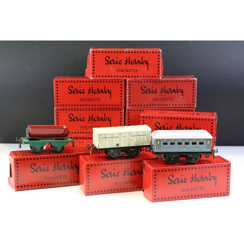 66 - 13 Boxed Hatchette Hornby Series items of rolling stock to include EF9127, CM1575 EQ0663 etc, ex wit... 