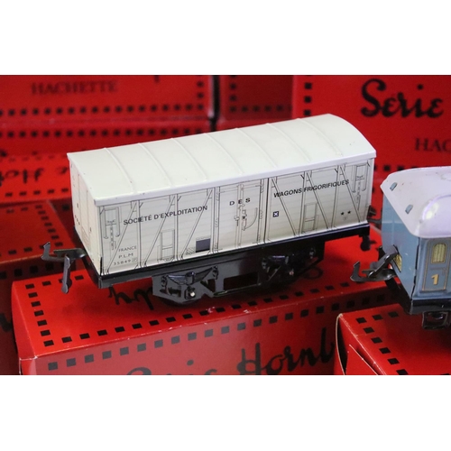 66 - 13 Boxed Hatchette Hornby Series items of rolling stock to include EF9127, CM1575 EQ0663 etc, ex wit... 
