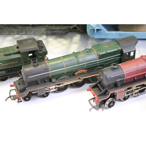 67 - 14 OO gauge locomotives to include Mainline Royal Scot LMS, Triang Princess Elizabeth, Limas GWR 458... 