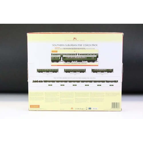 9 - Boxed ltd edn Hornby R2813 Southern Suburban 1938 Train Pack, complete with certificate