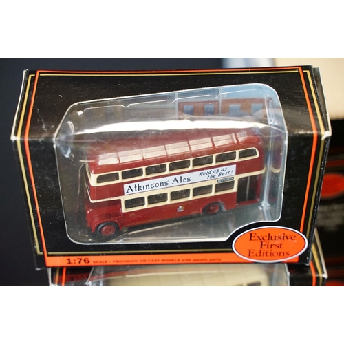 1001 - 72 Boxed EFE Exclusive First Editions model buses and commercial models to include De Luxe Series, G... 