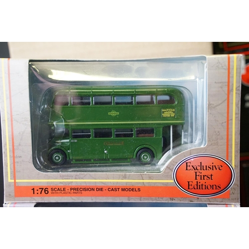 1001 - 72 Boxed EFE Exclusive First Editions model buses and commercial models to include De Luxe Series, G... 