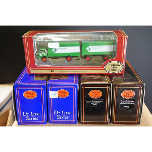 1005 - 61 Boxed EFE Exclusive First Editions model buses and commercial models to include De Luxe Series, C... 