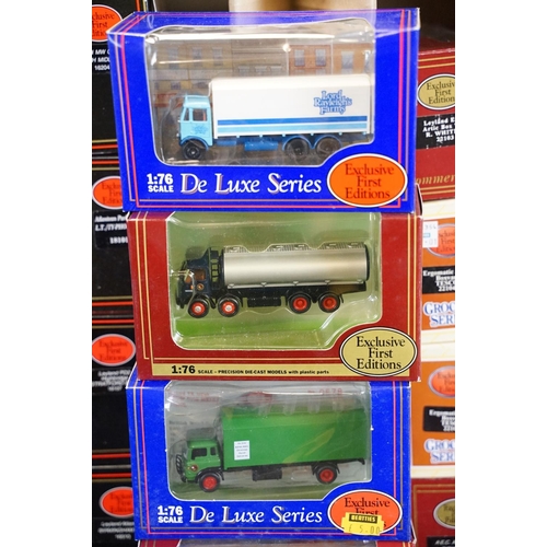 1005 - 61 Boxed EFE Exclusive First Editions model buses and commercial models to include De Luxe Series, C... 