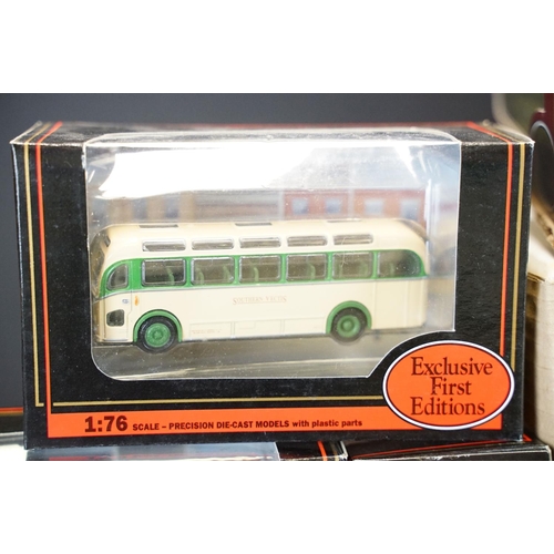 1005 - 61 Boxed EFE Exclusive First Editions model buses and commercial models to include De Luxe Series, C... 