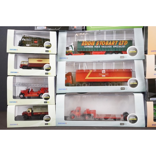 1006 - 27 Boxed / Cased 1/76 scale Oxford Diecast models to include Oxford Haulage, Oxford Omnibus, Oxford ... 