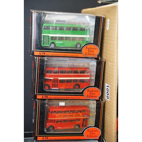 1008 - 53 Boxed EFE Exclusive First Editions diecast model buses to include De-Regulation, De Luxe Series, ... 