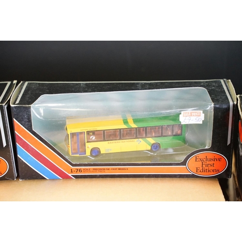 1008 - 53 Boxed EFE Exclusive First Editions diecast model buses to include De-Regulation, De Luxe Series, ... 