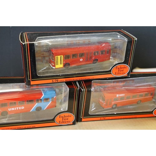 1009 - 41 Boxed EFE Exclusive First Editions model buses and commercial models to include De Luxe Series, T... 