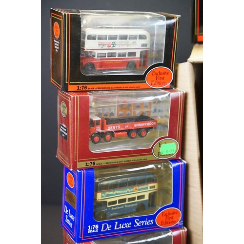 1009 - 41 Boxed EFE Exclusive First Editions model buses and commercial models to include De Luxe Series, T... 