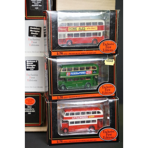 1009 - 41 Boxed EFE Exclusive First Editions model buses and commercial models to include De Luxe Series, T... 