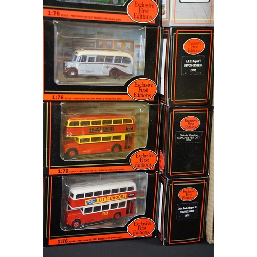 1010 - 80 Boxed EFE Exclusive First Editions model buses to include De Luxe Series, The Routemaster Series,... 