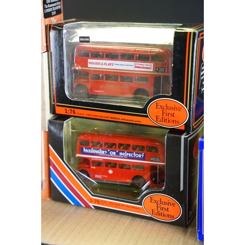 1010 - 80 Boxed EFE Exclusive First Editions model buses to include De Luxe Series, The Routemaster Series,... 