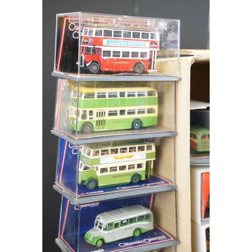 1012 - 44 Boxed / Cased Corgi Original Omnibus diecast model buses, diecast ex, boxes / cases ex