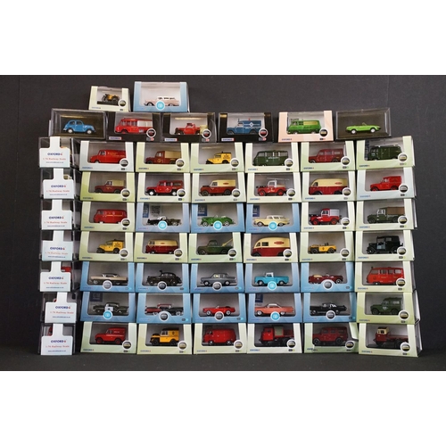 1016 - 59 Boxed / Cased 1/76 and 1/87 scale Oxford Diecast models to include Oxford Fire, Oxford Commercial... 