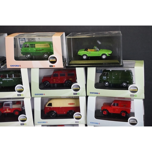 1016 - 59 Boxed / Cased 1/76 and 1/87 scale Oxford Diecast models to include Oxford Fire, Oxford Commercial... 