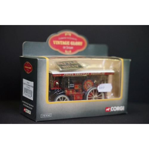 1021 - Collection of six boxed Corgi Vintage Glory Of Steam diecast models to include 80105 Fowler B6 Showm... 